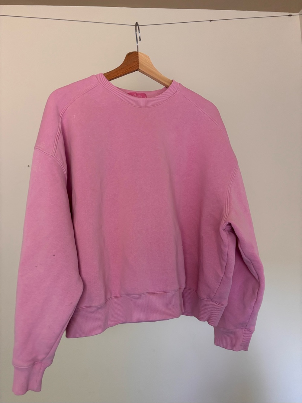 nuuds Pink Crewneck Sweatshirt